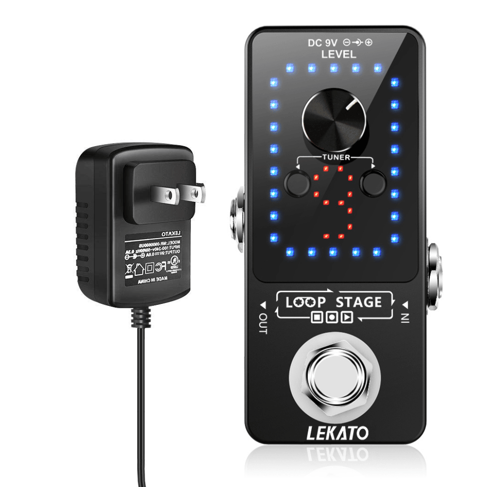 LEKATO Guitar Effect Pedal Looper 9 Loops 40 Mins - LEKATO - Buy Musical Instruments, Pedals, Wireless, Drum, Pro Audio & More