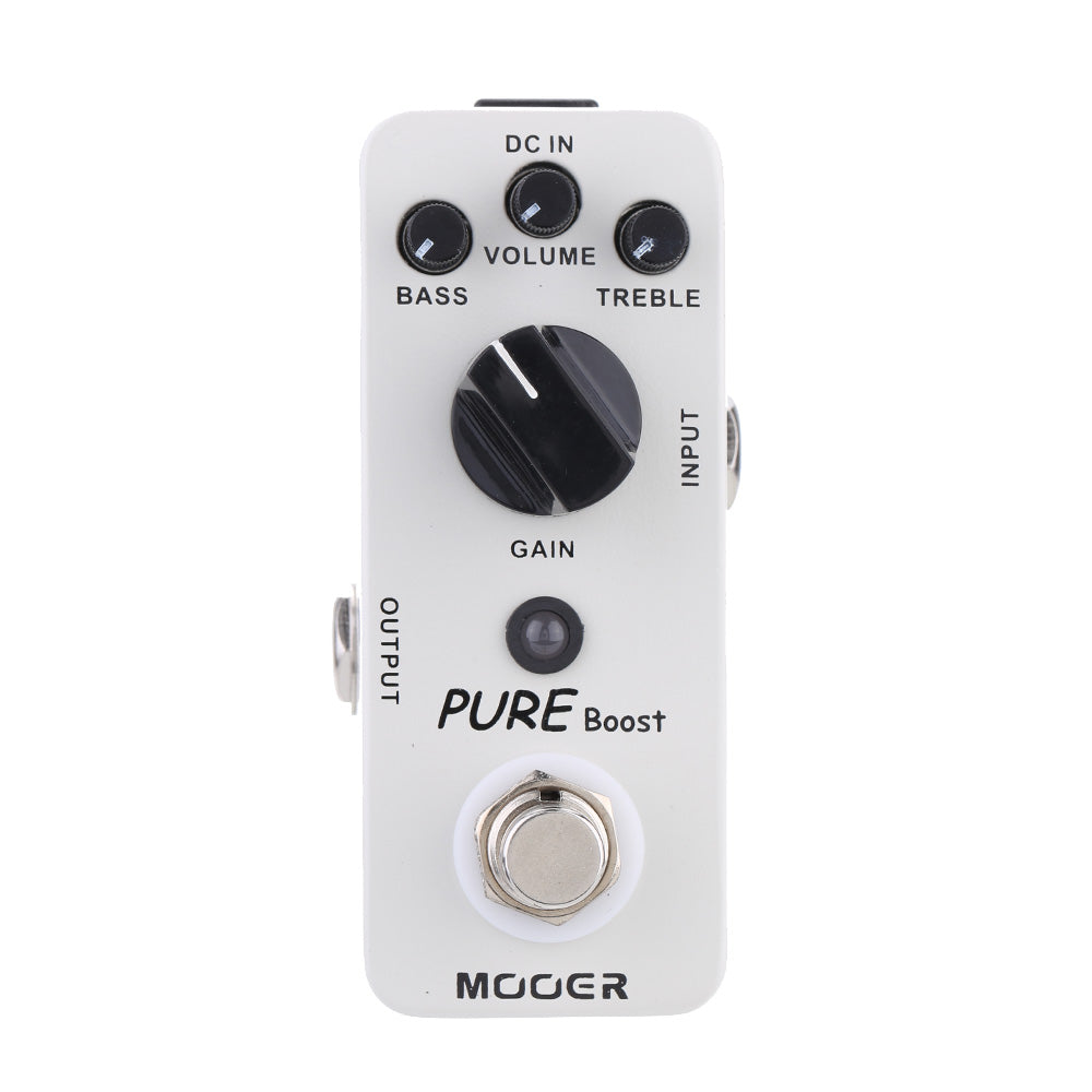 Mooer Pure Boost Guitar Booster Effect Pedal Bass / Treble / Gain Volume Control - LEKATO-Best Music Gears And Pro Audio
