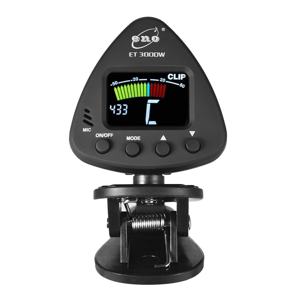 ENO Clip on Chromatic Acoustic Electric Guitar Bass Ukulele Banjo Violin Tuner - LEKATO-Best Music Gears And Pro Audio