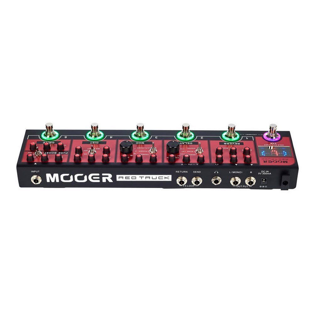 MOOER RED TRUCK Electric Guitar Multi Effect - LEKATO-Best Music Gears And Pro Audio